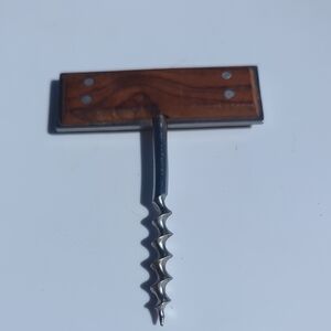Vintage Wood and Metal Corkscrew
